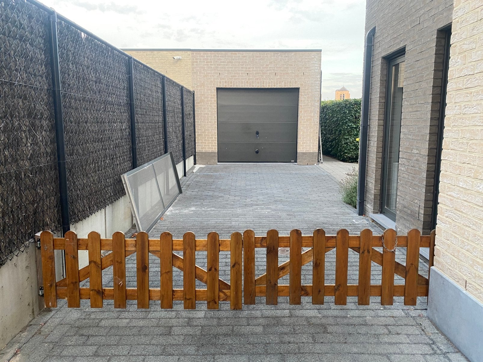 Houten poortje 300x67cm, Tuin en Terras, Ophalen