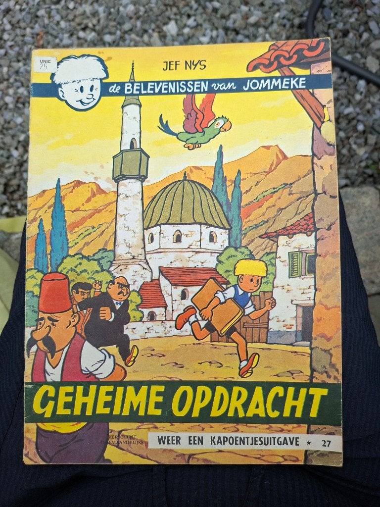 Stripboek Jommeke, Gelezen, Eén stripboek, Jef Nys., Ophalen of Verzenden
