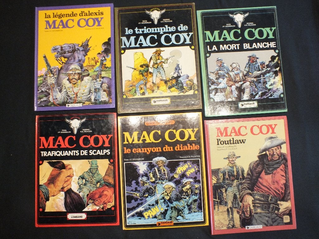 MAC COY (8 ALBUMS/ 7 EO).     EDITIONS DARGAUD, Livres, Enlèvement ou Envoi, Série complète ou Série, Utilisé, GOURMELEN-PALACIOS