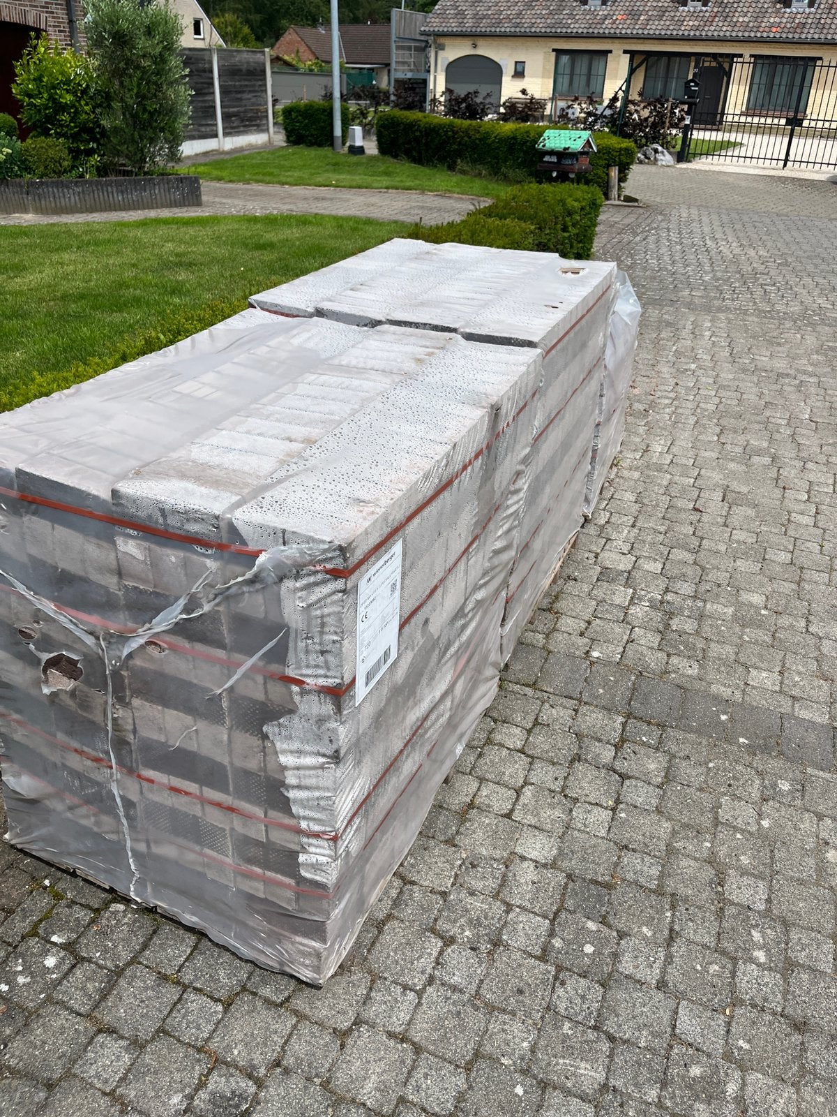 Gratis op te halen - restlot Kleiklinkers - 22m2, Doe-het-zelf en Bouw, Metselstenen, Ophalen, Zo goed als nieuw