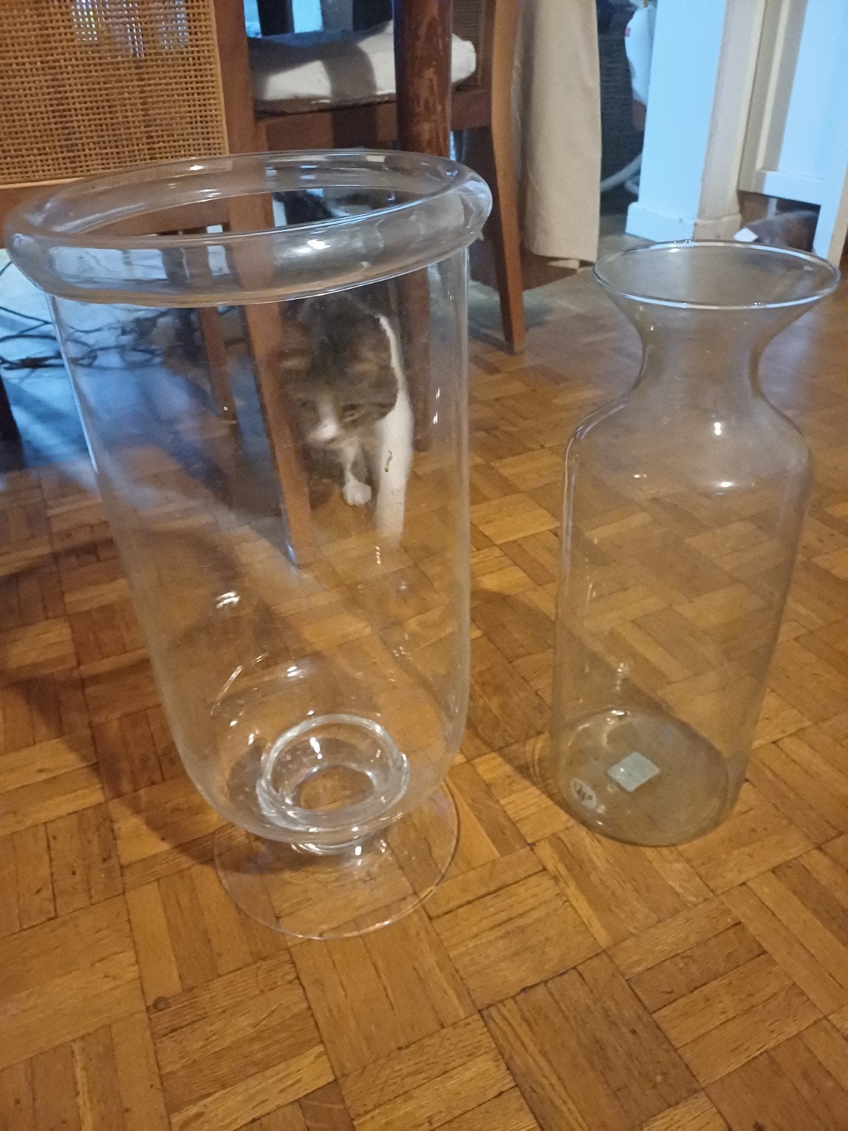 2 vazen, Huis en Inrichting, Woonaccessoires | Vazen, Ophalen, Op voet