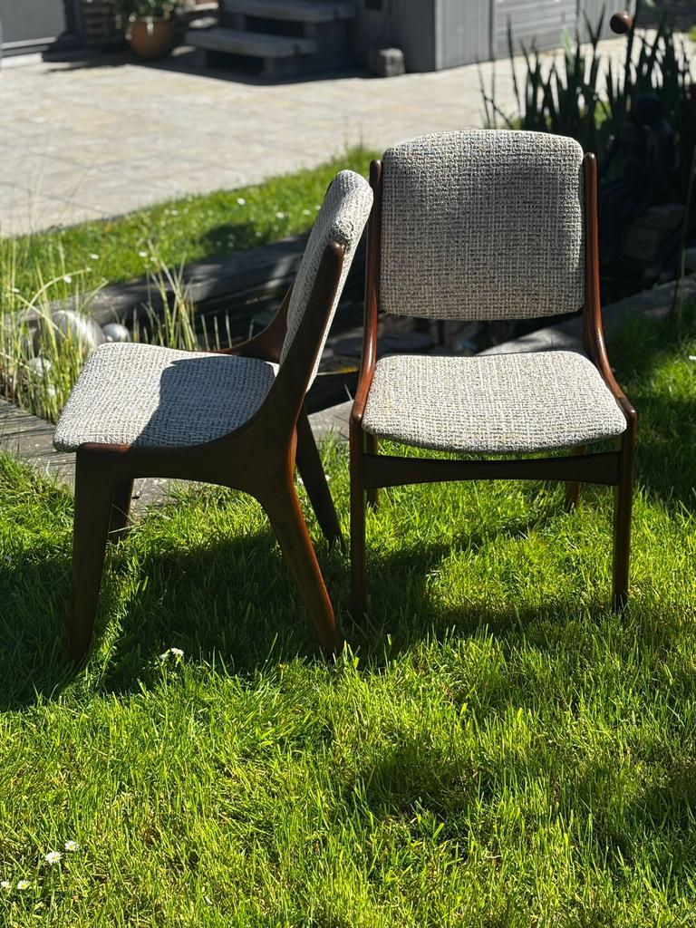Vintage scandinavian design stoelen, Ophalen, Zo goed als nieuw