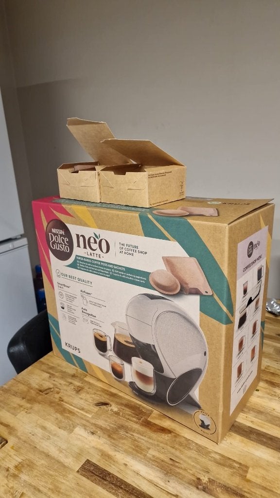 Krups NESCAFÉ Dolce Gusto NEO koffiemachine Nieuw!, Electroménager, Cafetières, Neuf, Réservoir d'eau amovible, Dosettes et capsules de café