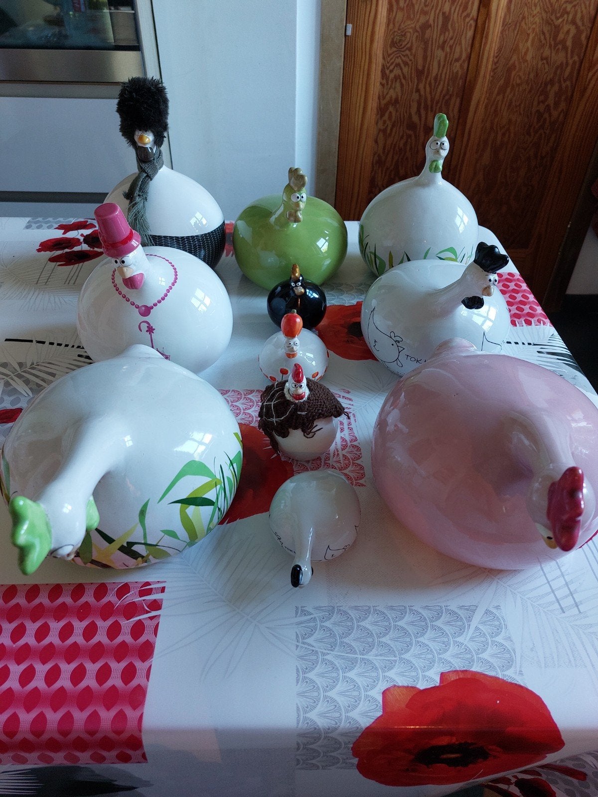 Lot de 11 poules j-line, Ophalen