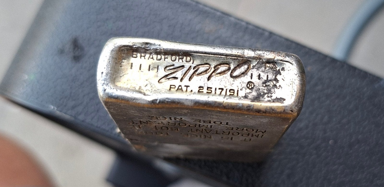 zippo vietnam, Ophalen