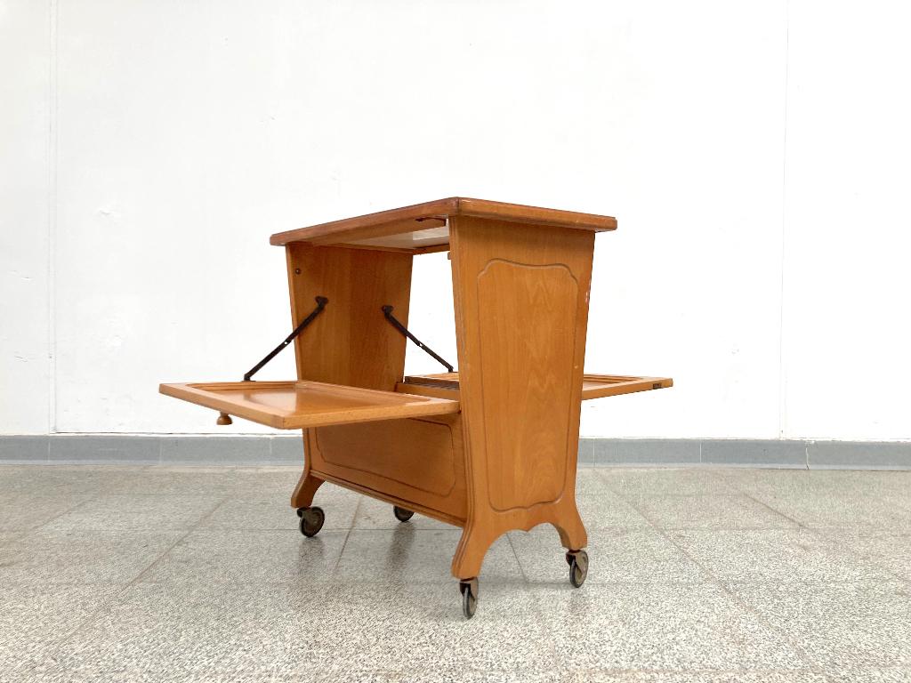 Mid-century vintage barkastje/trolley/bijzettafel 1950's, Huis en Inrichting, Ophalen, Gebruikt