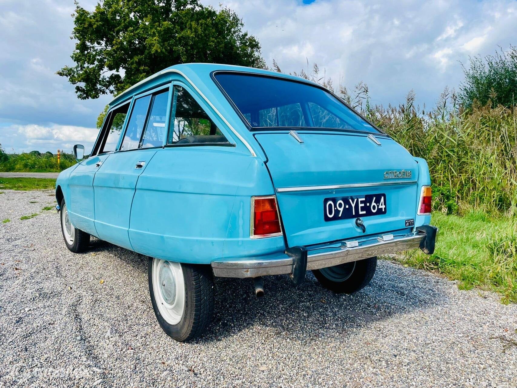 Citroën 8 Berline Bleu petrel 103.173 km 05-1975, Auto's, Voorwielaandrijving, 4 deurs, 602 cc, Citroën