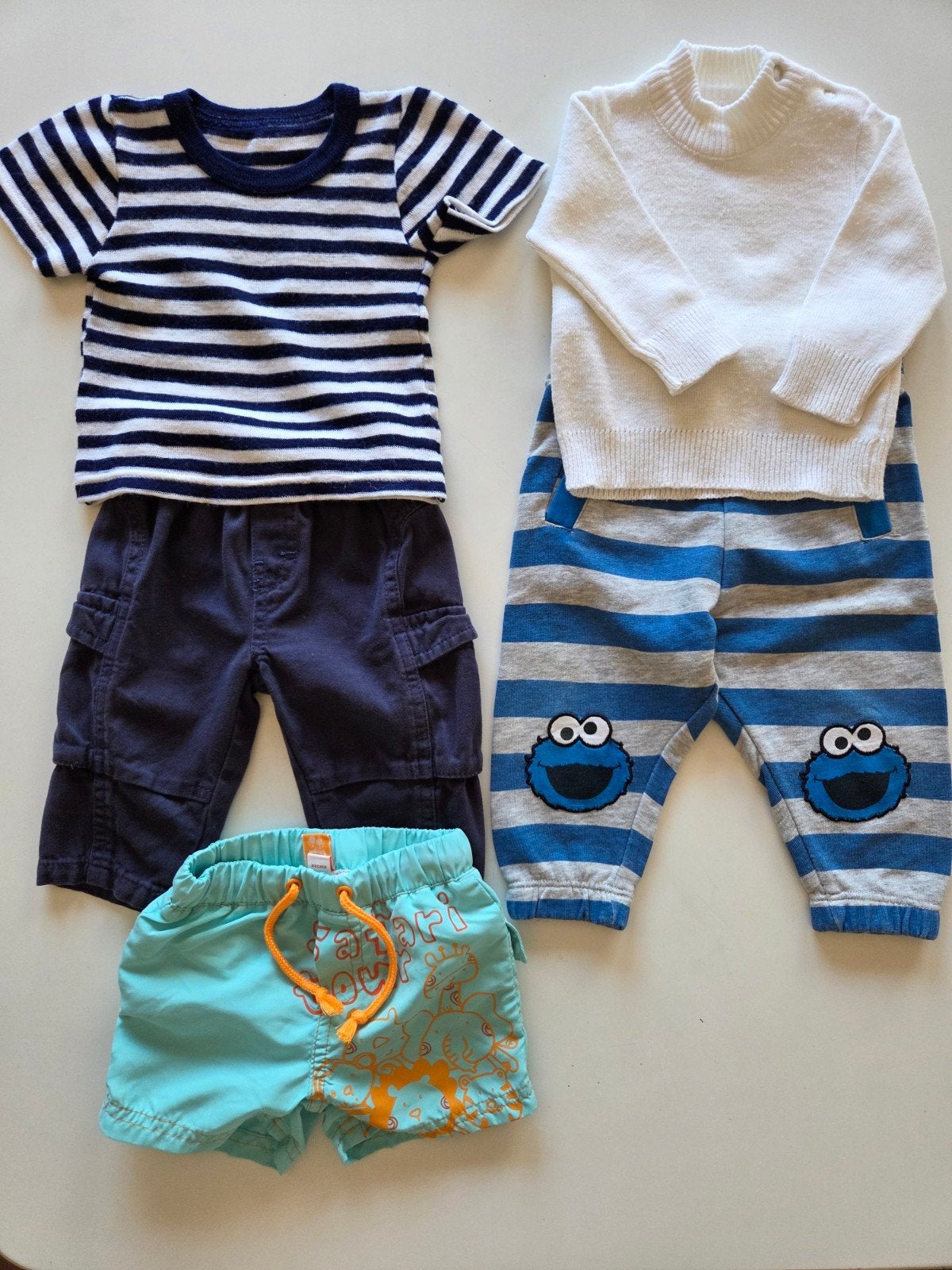 Set pour bébés garçons de 3 à 6 mois, Enlèvement ou Envoi, Comme neuf, Pantalon