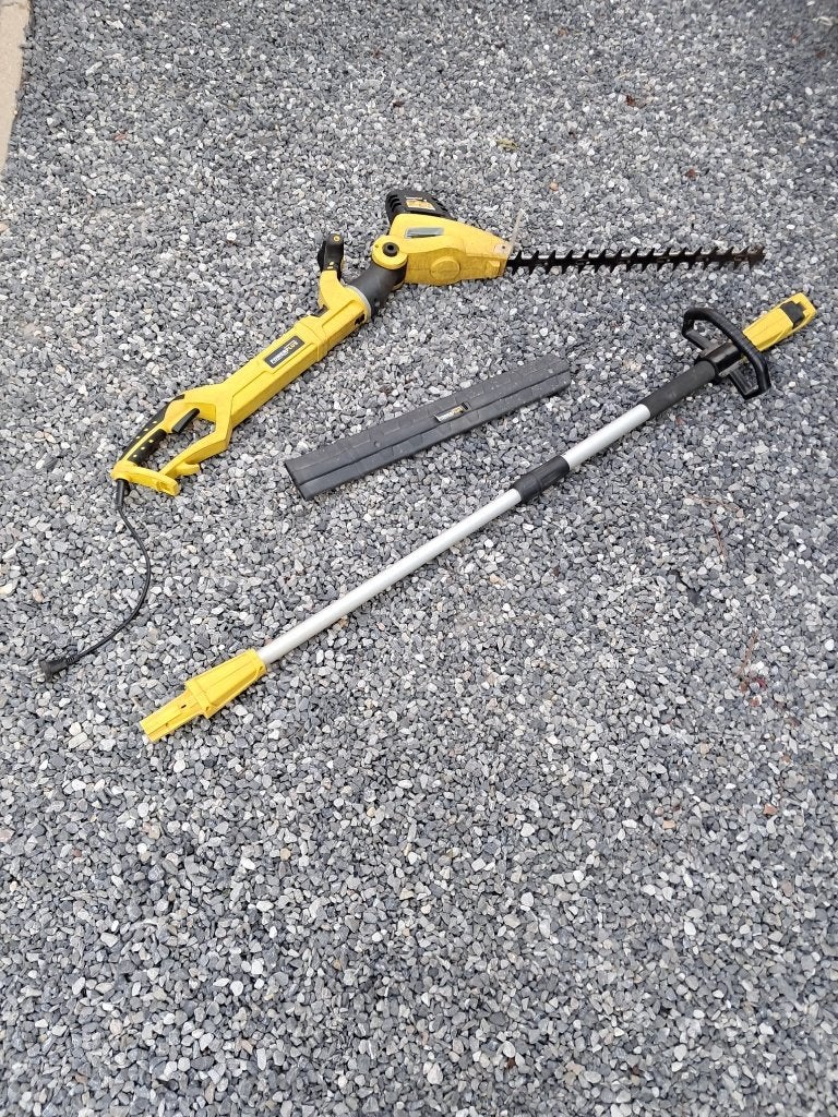 Elektrische heggenschaar, Tuin en Terras, Heggenscharen, Ophalen, Gebruikt, Elektrisch, Powerplus garden