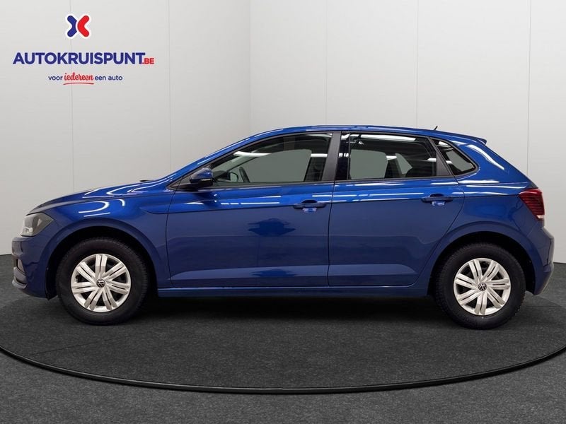 Volkswagen Polo 1.0 Trendline, Auto's, Voorwielaandrijving, Stof, Euro 6, Blauw