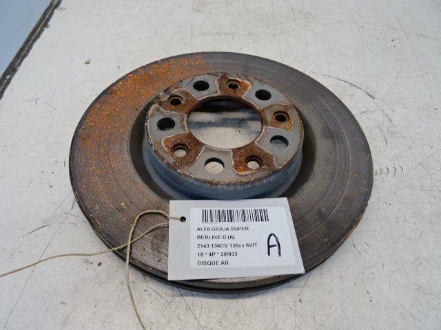 FREIN DISQUE ARRIÈRE Alfa Romeo Giulia (952), Utilisé, Alfa Romeo