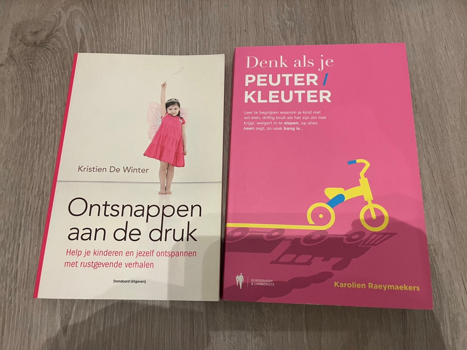 Set: ontsnappen aan de druk en denk als je peuter/kleuter, Livres, Enlèvement, Comme neuf