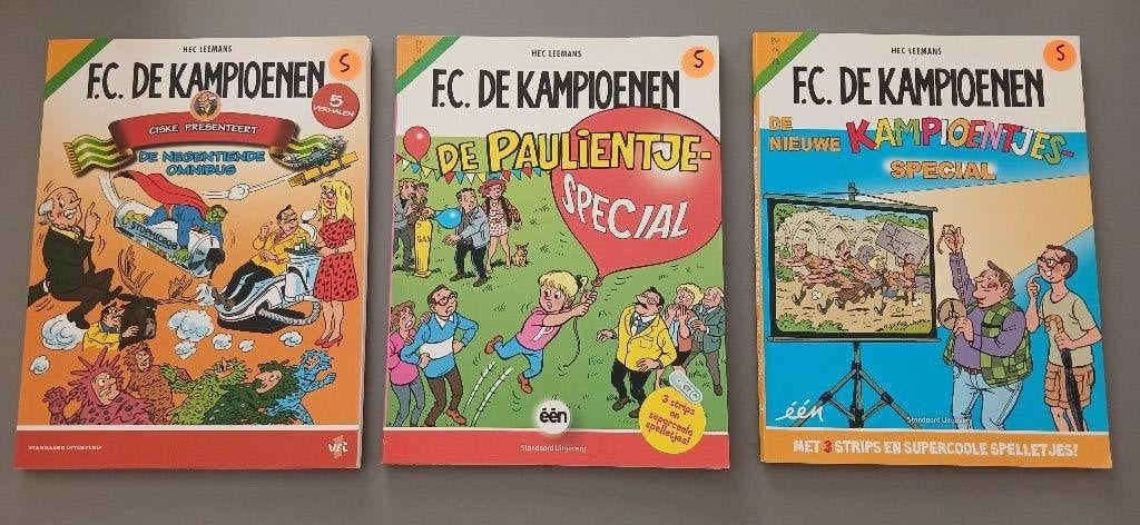 verzamelstrips FC de kampioenen, Boeken, Hec Leemans, Meerdere stripboeken, Ophalen, Gelezen