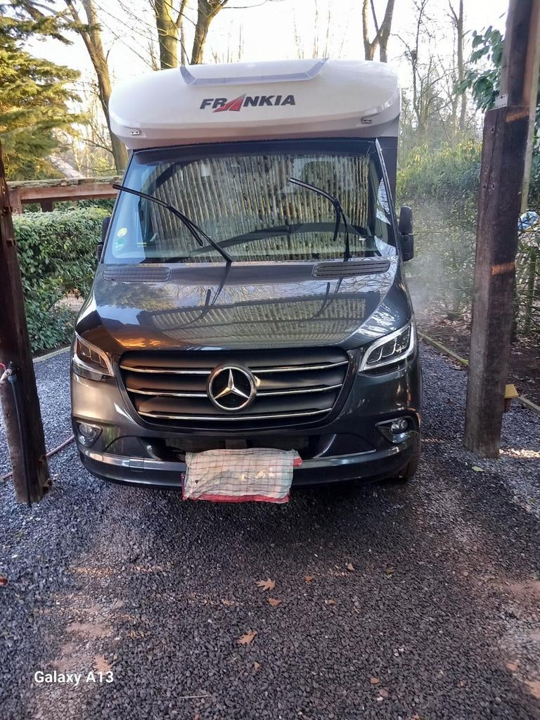 Frankia Neo, Mercedes automaat, 1ste eigenaar, Caravanes & Camping, Camping-cars, Autres marques, 6 à 7 mètres, Toilette à cassette