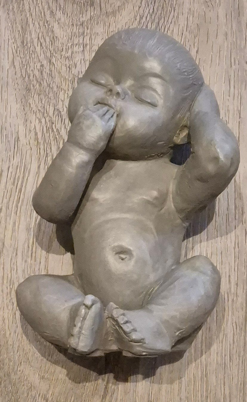 Beeld baby, kunstenaar Mat Wanders., Ophalen of Verzenden