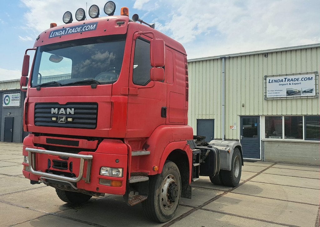 MAN TGA 18.430 * 4x4 * Hydrauliek * Manual *, Auto's, 315 kW, MAN, Cruise Control, Vierwielaandrijving