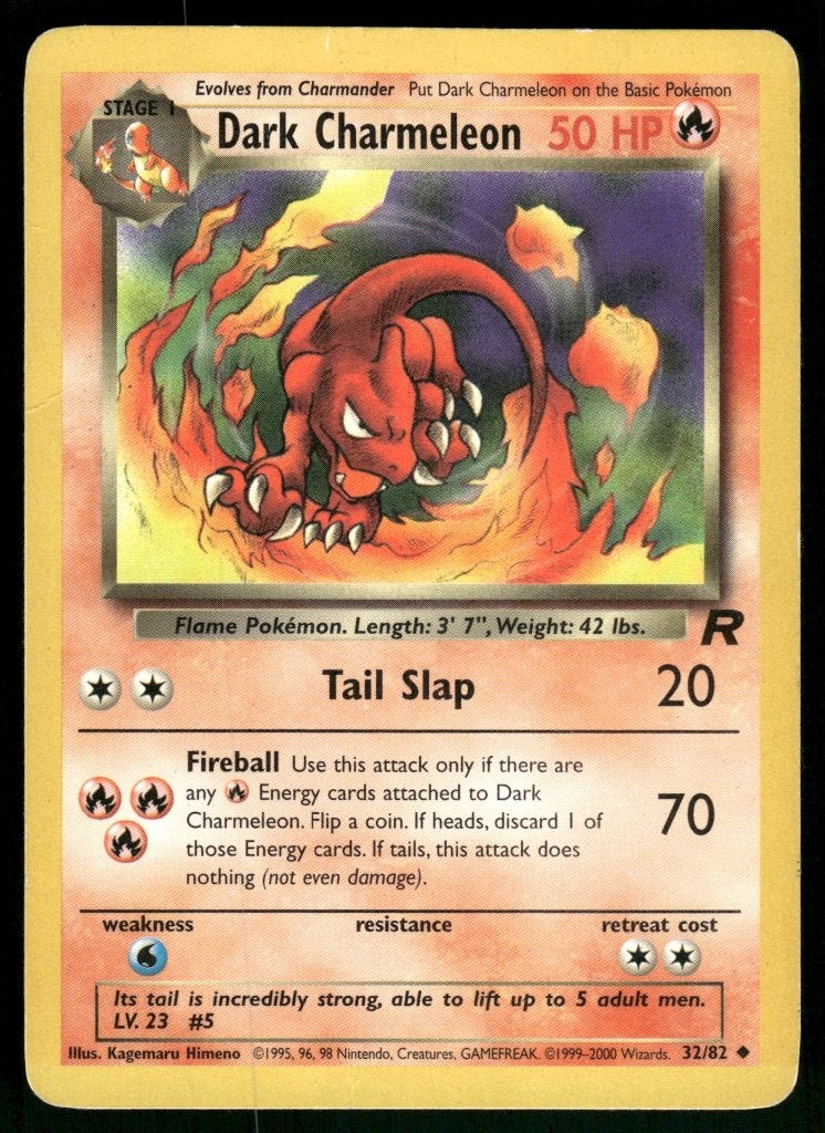 Dark Charmeleon 32/82 - Team Rocket (Good), Hobby en Vrije tijd, Verzamelkaartspellen | Pokémon, Verzenden, Gebruikt