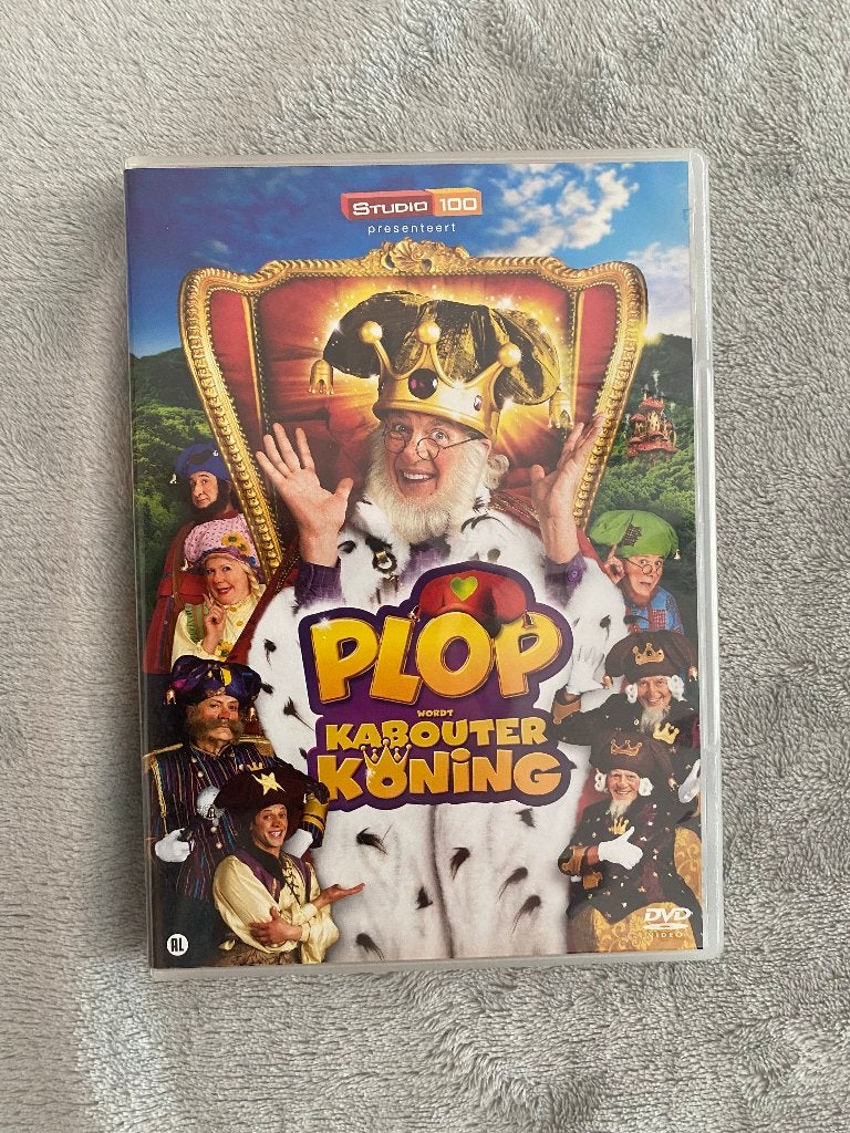 DVD Kabouter Plop - Plop Wordt Kabouter Koning, Cd's en Dvd's, Ophalen, Alle leeftijden, Nederlands, Zo goed als nieuw
