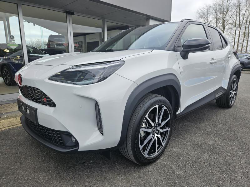 Toyota Yaris Cross 1.5 VVT-ie Hybrid GR Sport Bi-Tone CVT, Auto's, Toyota, Gebruikt, 750 kg, Overige kleuren, 116 pk