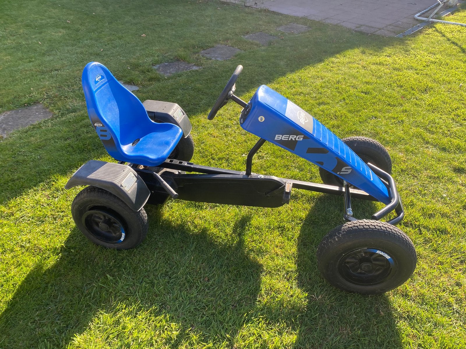 Berg gocart / Skelter XL B.Super Blue BFR, Ophalen, Zo goed als nieuw, Berg