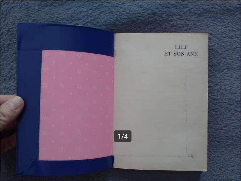 "Lili et son âne" Marguerite Thiebold (1961), Enlèvement ou Envoi, Fiction général, Utilisé, Marguerite Thiebold