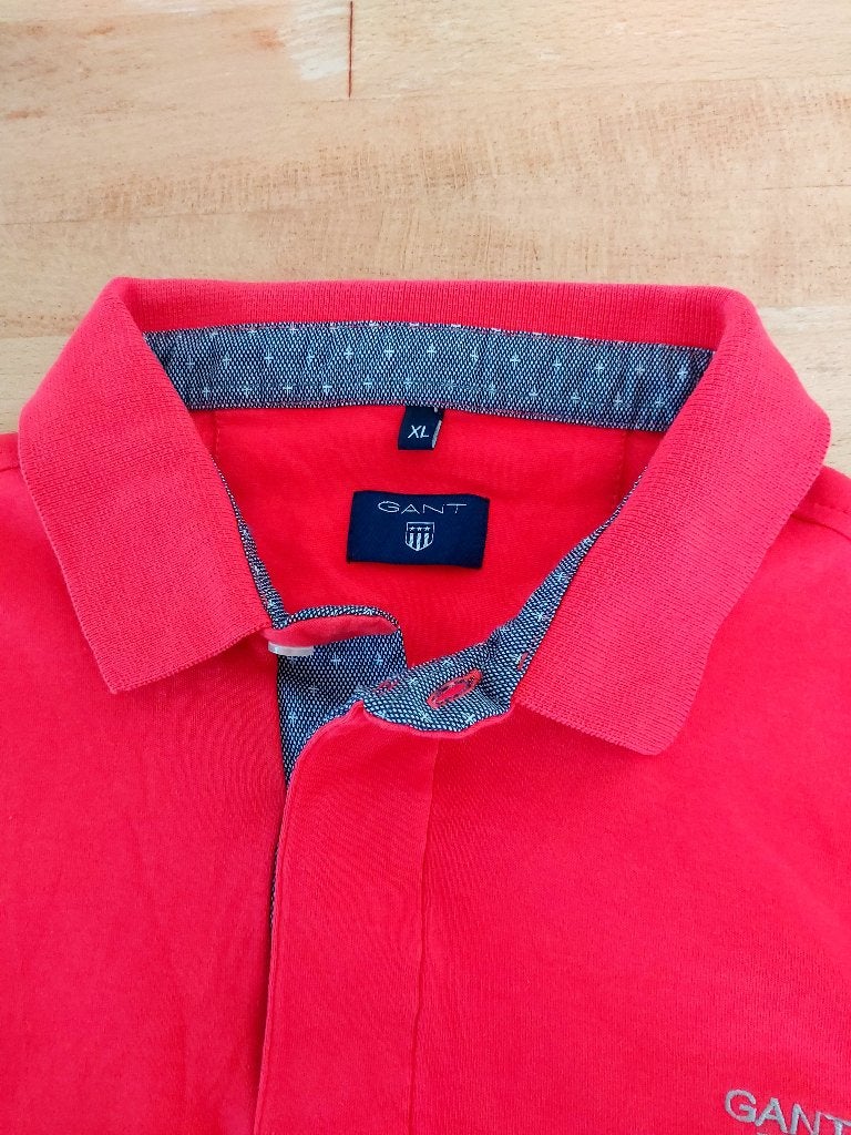 Polo GANT xl, Vêtements | Hommes, Rouge, Enlèvement ou Envoi, Taille 56/58 (XL), Porté