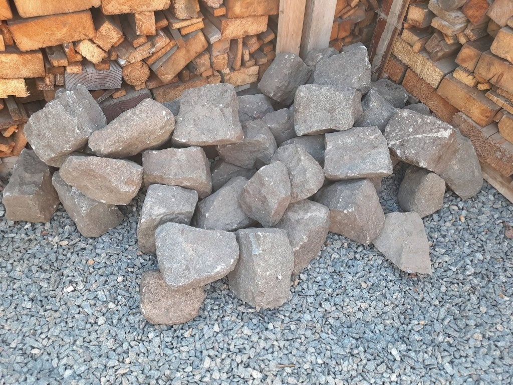 Kasseien, Tuin en Terras, Grind, Keien en Split, Gebruikt, Kei, Grijs, Overige materialen, Ophalen