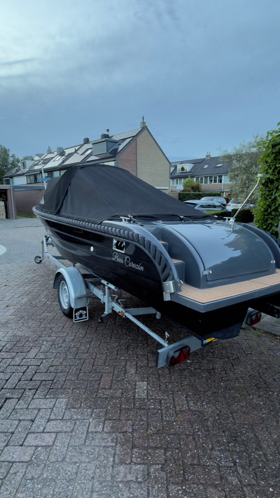 Gentle 530T, Mercury 15PK, Marlin Trailer, Watersport en Boten, Sloepen, Ophalen, Zo goed als nieuw, Trailer, Tender