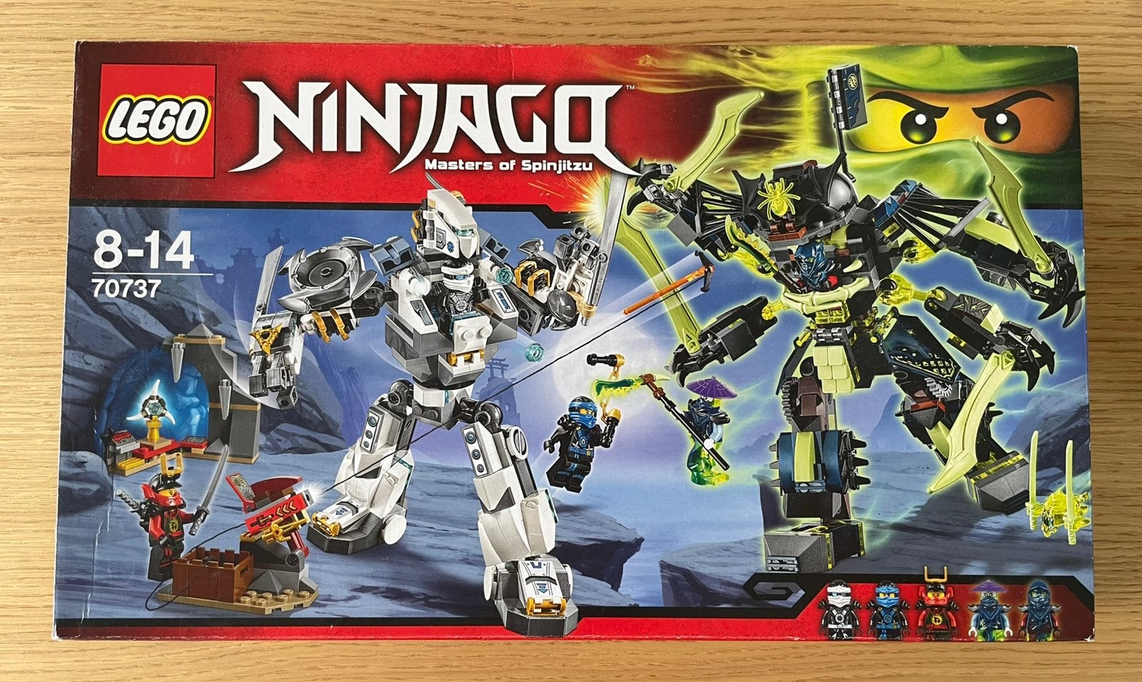 LEGO NINJAGO 70737 MASTERS OF SPINJITZU near complete, Verzenden, Lego, Zo goed als nieuw, Compleet