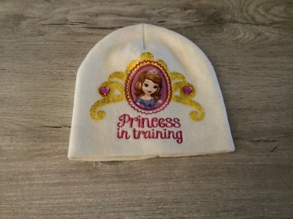 Disney junior Princess Sofia witte kindermuts (Nieuw), Disney, Meisje, Nieuw, Ophalen of Verzenden