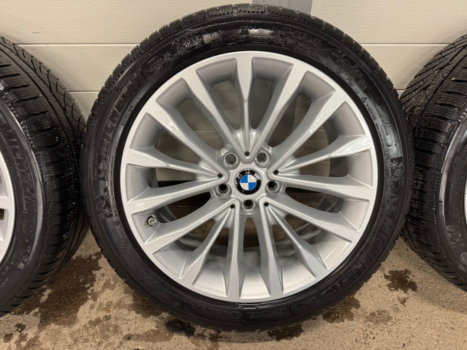 Paire de roues d'hiver 18” Michelin Pilot Alpin BMW G30/G31, Pneus et Jantes, Enlèvement ou Envoi, Véhicule de tourisme, 18 pouces