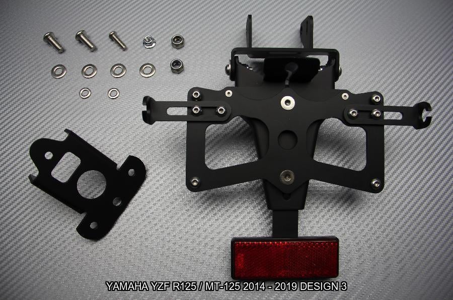 Support de plaque Court YAMAHA YZF R125 / MT-125 2014 - 2019, Motos, Enlèvement ou Envoi, Neuf