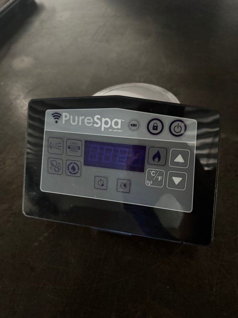 Warmtepomp Intex Purespa 2300 Watt, Jardin & Terrasse, Bains à remous et Spas, Enlèvement, Utilisé, Fixé
