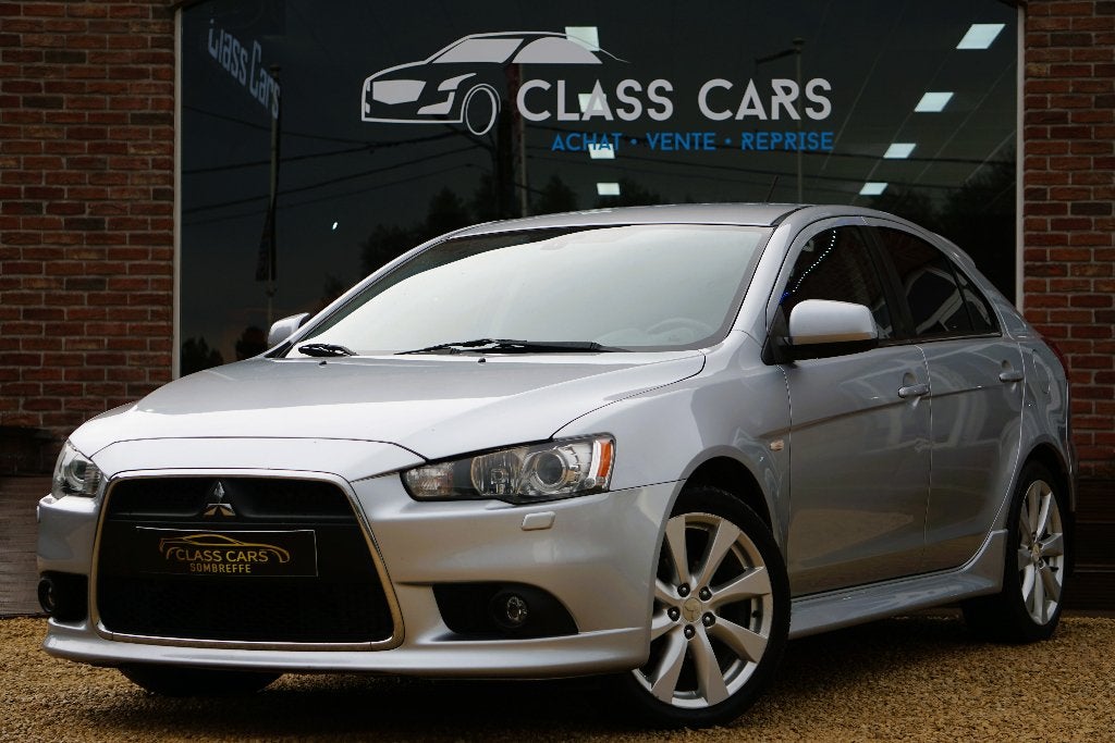 MITSUBISHI LANCER 1.8 DI-D NAVI PDC CRUISE, Auto's, Mitsubishi, Zwart, 4 cilinders, Leder, Bedrijf