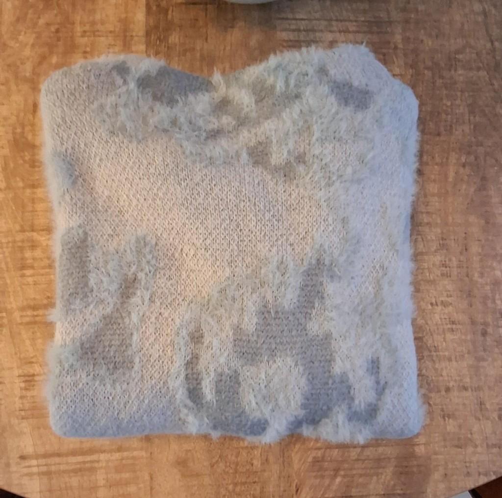 Mooie trui licht blauw merk Opus maat 42, Blauw, Maat 42/44 (L), Ophalen of Verzenden, Zo goed als nieuw