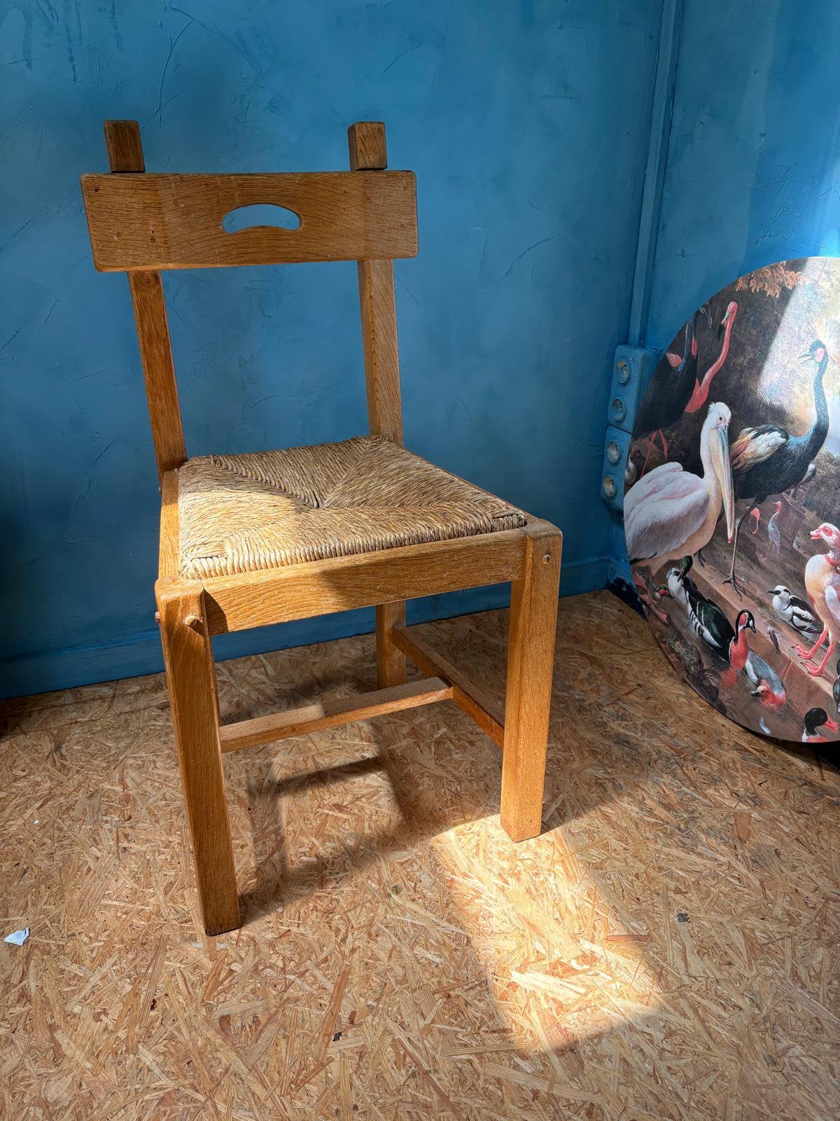 Vintage houten stoelen, Maison & Meubles, Enlèvement