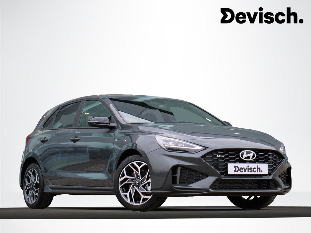 Hyundai i30 1.0T Twist N-Line 100PK M6 *CAM*NAV*APPLE/ANDROI, Voorwielaandrijving, Stof, Zwart, Bedrijf