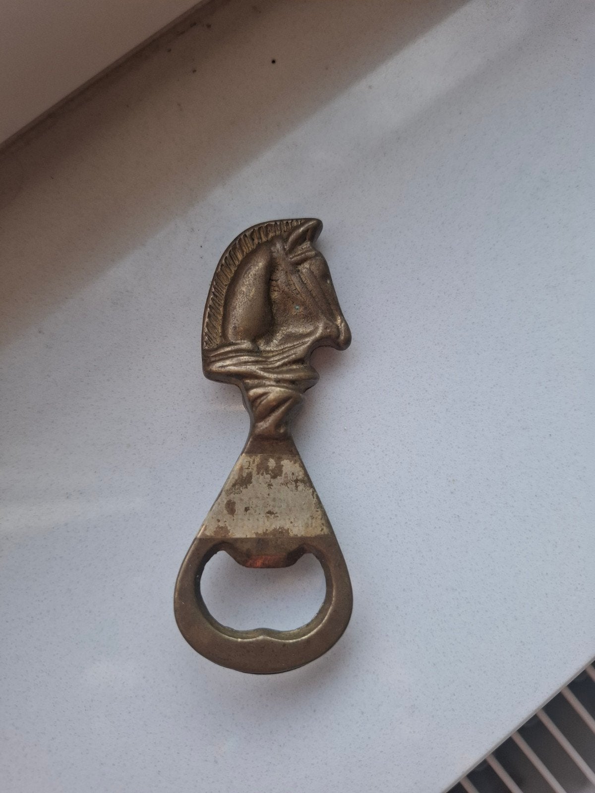antiek flesopener met hoofd paard erop, Antiek en Kunst, Ophalen