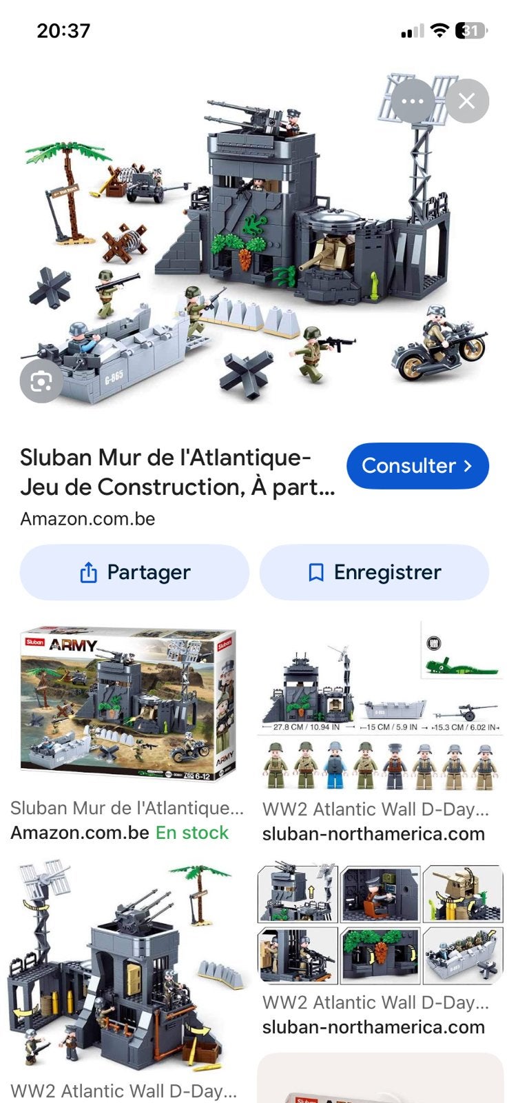 Lot de lego wwII, Enlèvement, Comme neuf