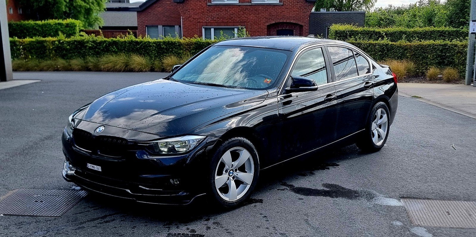 * BMW 3 // AUTOMAAT // 2.0 Diesel // BJ 2017 // GVV ️, Autos, Euro 6, Entreprise, Entretenue par le concessionnaire, Noir