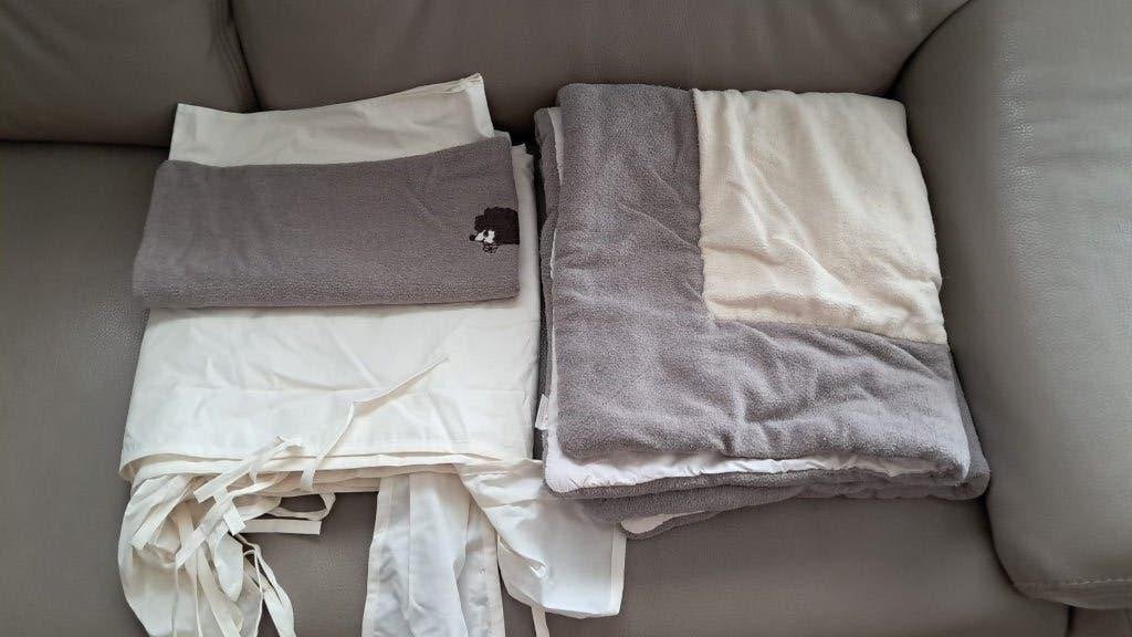 Parkrand + onderlegger + laken, Kinderen en Baby's, Ophalen, Gebruikt, Vierkant, Boxkleed