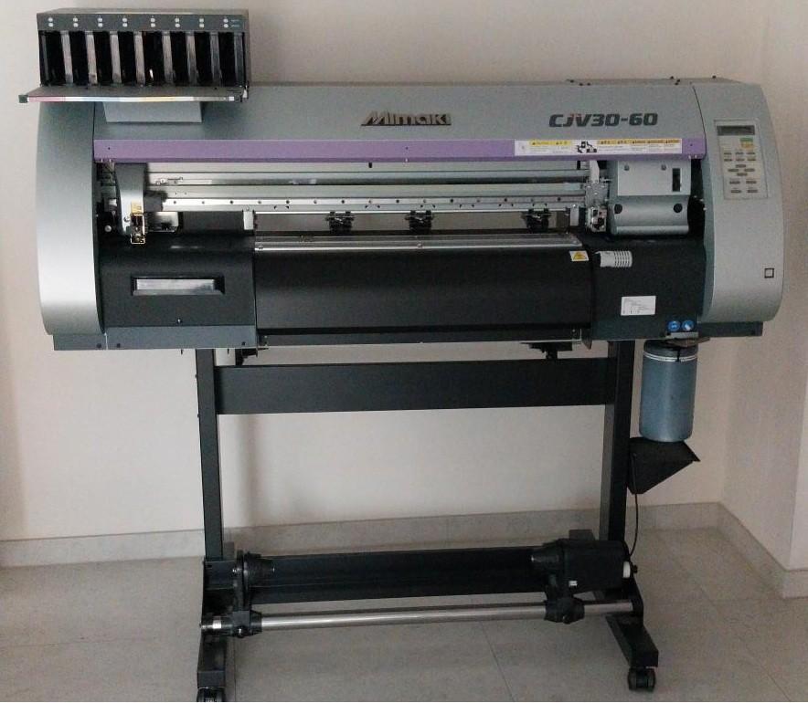 Mimaki CJV30/60 plotter, Ophalen, Gebruikt, Printer, Inkjetprinter