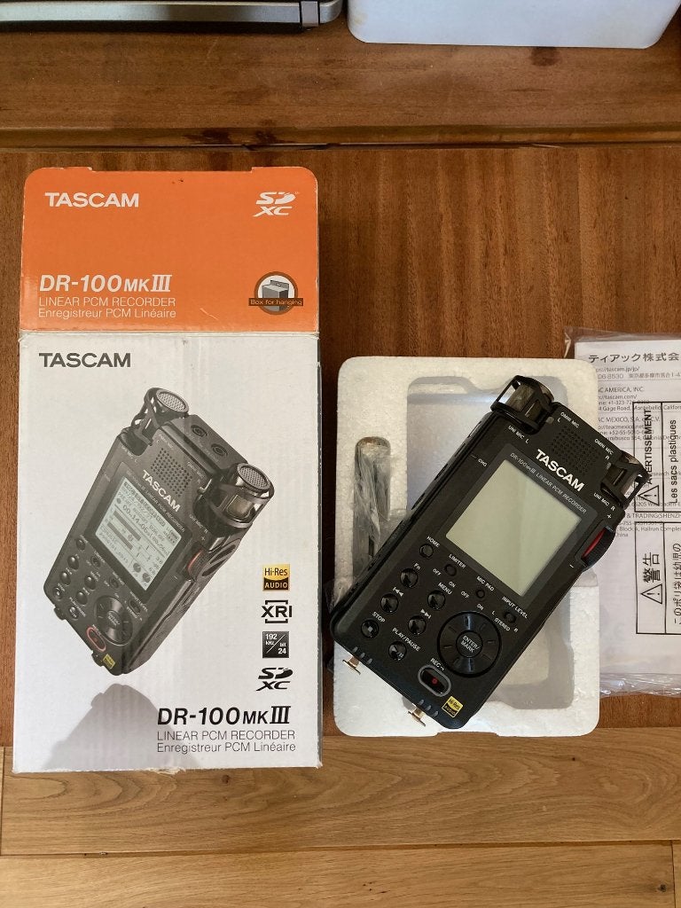 Tascam DR100 mkIII, Audio, Tv en Foto, Bandrecorder, Ophalen of Verzenden