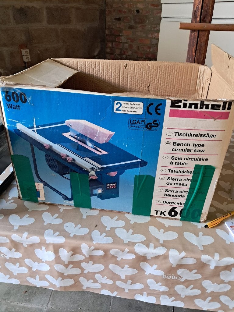 Scie à table Einhell TK 600, 600 à 1200 watts, Einhell, Enlèvement, Utilisé