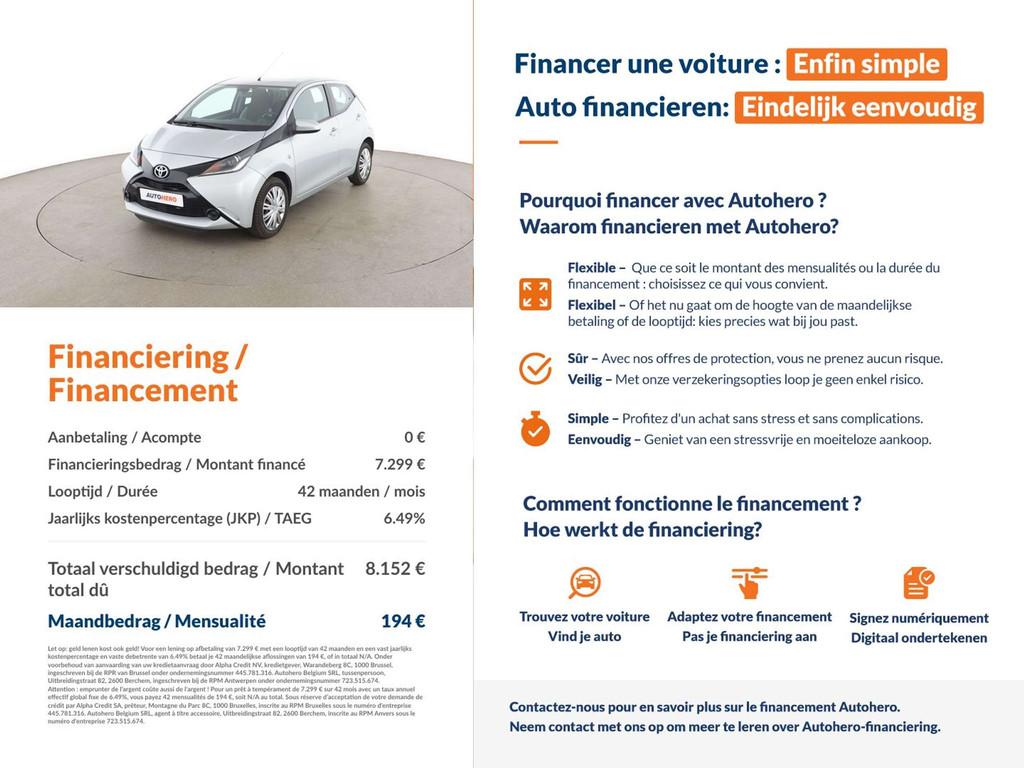 Toyota Aygo 1.0 X-Play (bj 2017), Auto's, Voorwielaandrijving, 4 zetels, Stof, Gebruikt