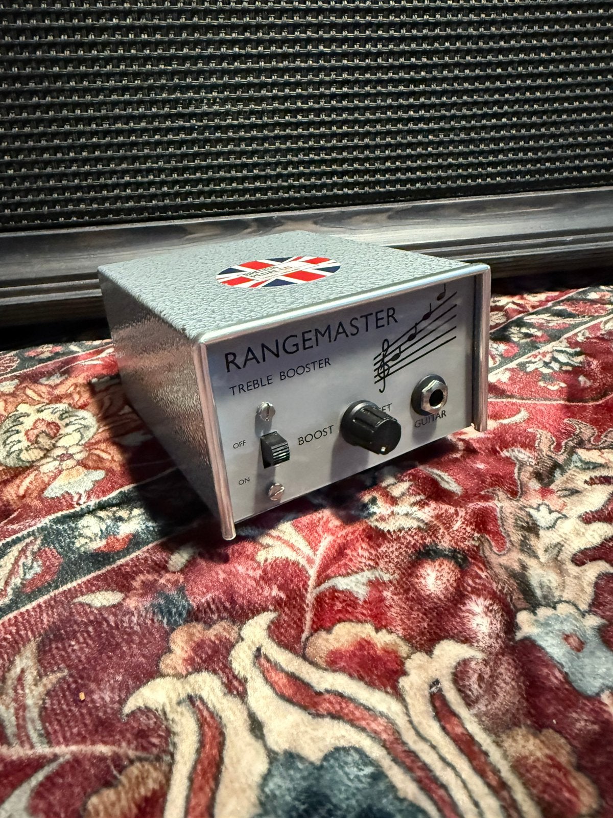 British Pedal Company Amplificateur d'aigus Dallas Rangemast, Enlèvement ou Envoi, Comme neuf, Distortion, Overdrive ou Fuzz