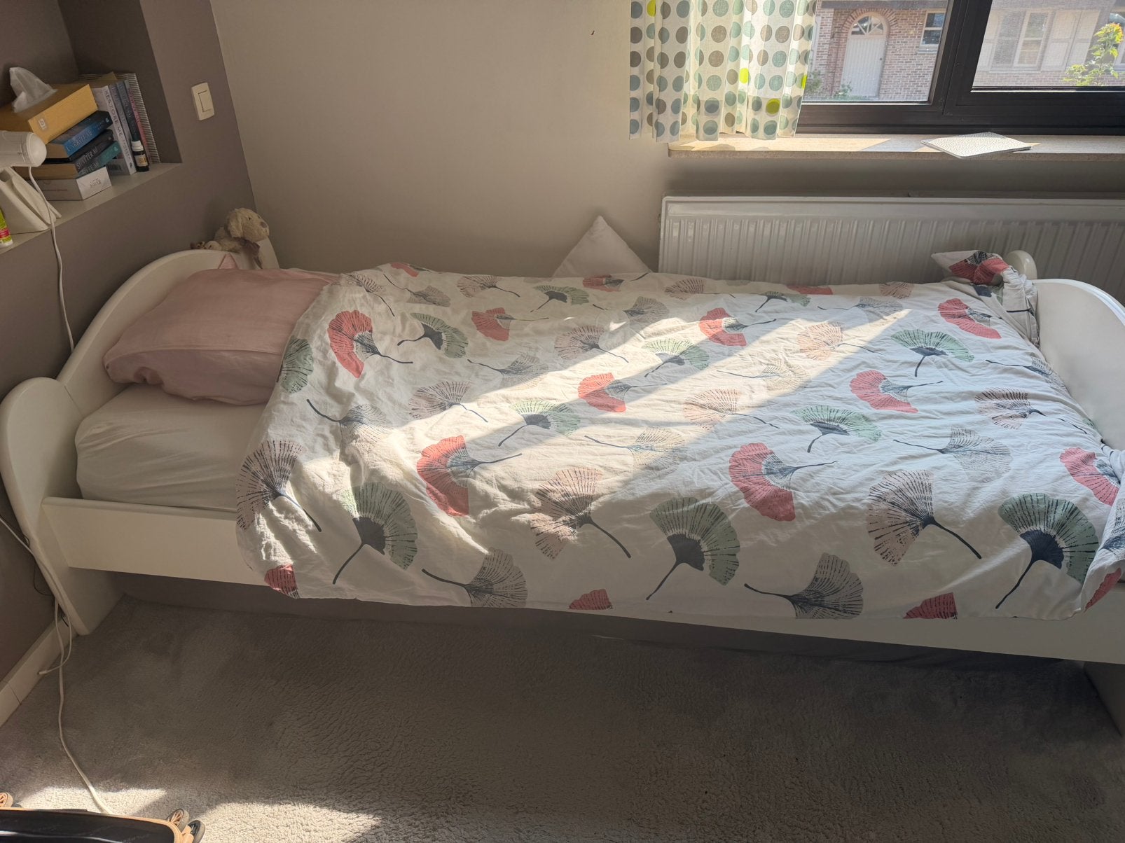 Kinderbed / 1 persoonsbed met matras - 200x90, Ophalen, Zo goed als nieuw, Matras