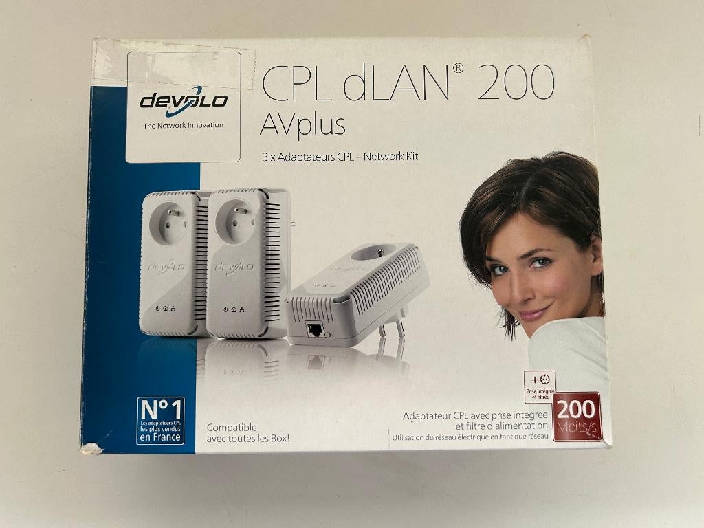 Devolo dLAN 200 AVplus Starter Kit, Computers en Software, Powerlines, Gebruikt, Ophalen of Verzenden