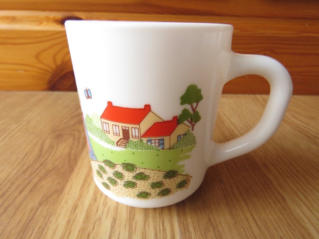 vintage arcopal mug tasse motifs champêtre, Overige materialen, Overige merken, Vintage, Mok