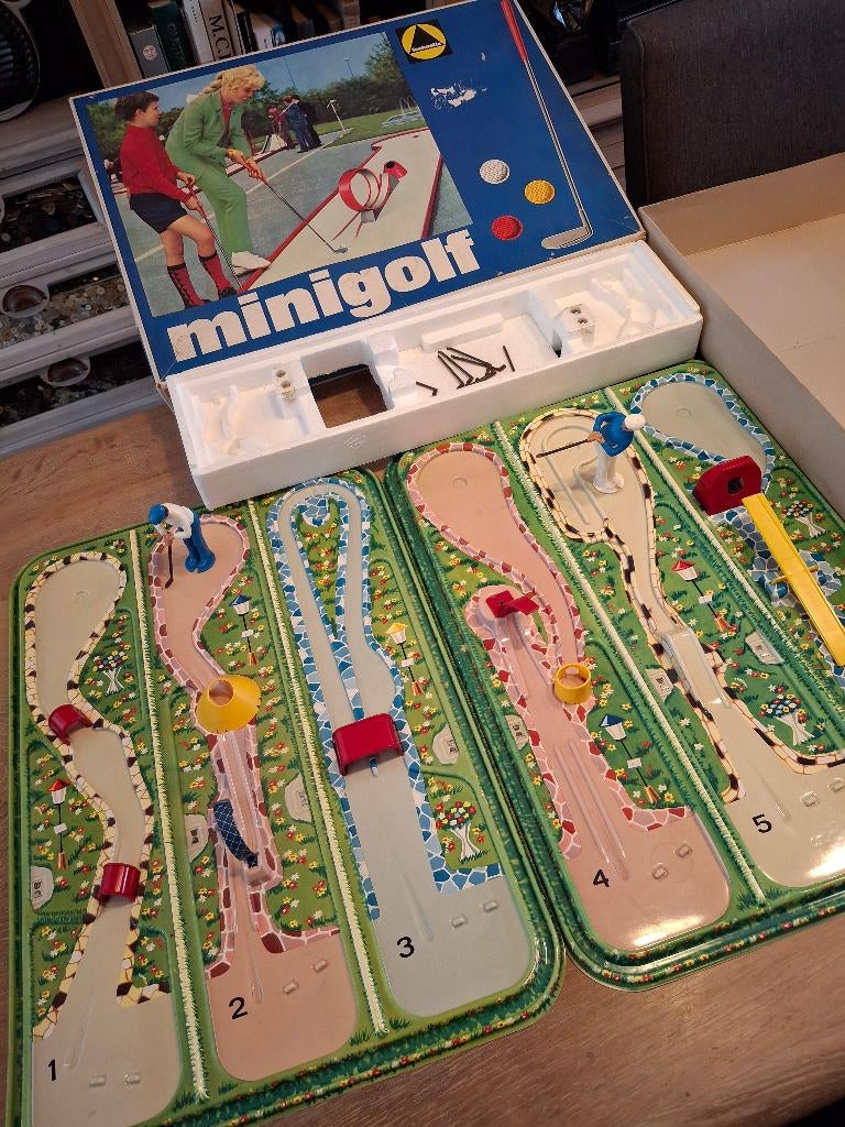 Vintage minigolf TECHNOFIX 324- Spellen uit de jaren 60, Enlèvement